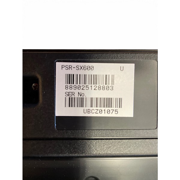 Used Yamaha PSRSX600 Digital Piano