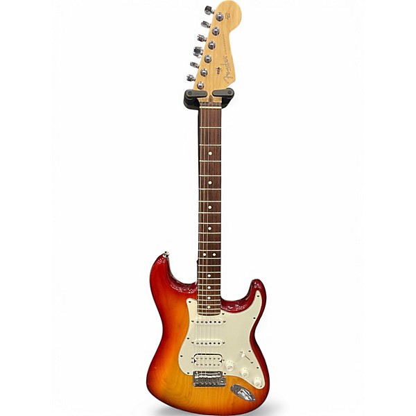 Used 2005 Fender American Standard Stratocaster HSS Sienna Sunburst Solid Body Electric Guitar