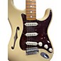 Used Fender Eric Johnson Thinline Stratocaster Alpine White Hollow Body Electric Guitar