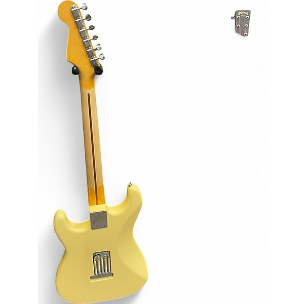 Used Fender Eric Johnson Thinline Stratocaster Alpine White Hollow Body Electric Guitar
