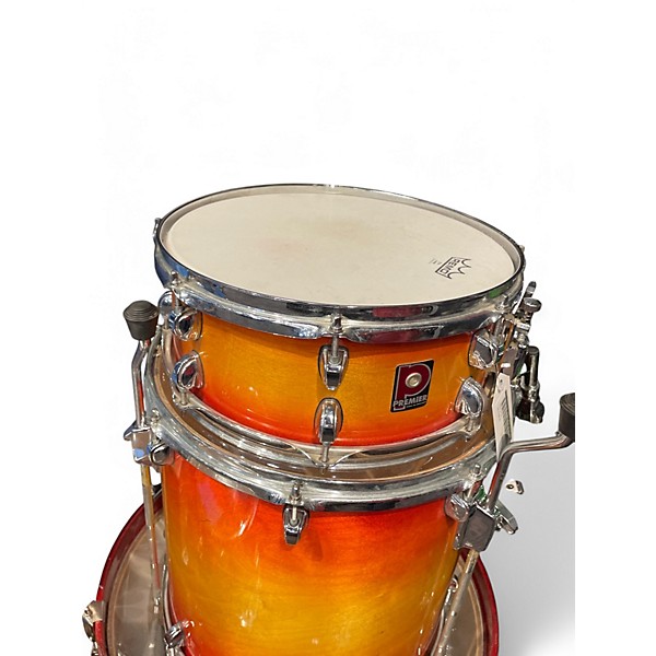 Used Prestige 5 Piece Made in England 2 Color Sunburst Drum Kit