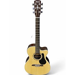 Used Alvarez RF27CE OM/Folk Natural Acoustic Electric Guitar