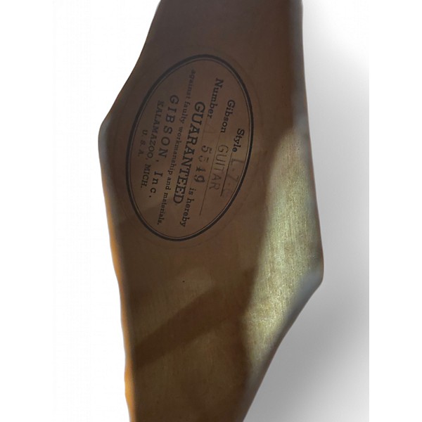 Vintage 1950 Gibson L7-C 2 Color Sunburst Hollow Body Electric Guitar