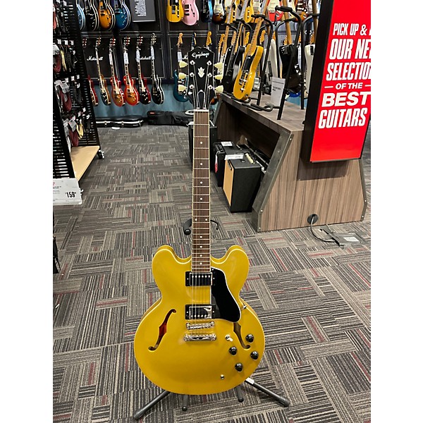 Used Epiphone ES335 Gold Hollow Body Electric Guitar,New Products : American Fashion Style Bags On Sale
