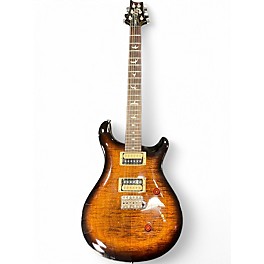 Used PRS SE Custom 24 BLACK GOLD BURST Solid Body Electric Guitar