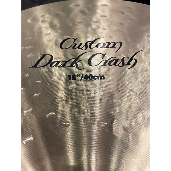 Used Zildjian 16in K Custom Dark Crash Cymbal