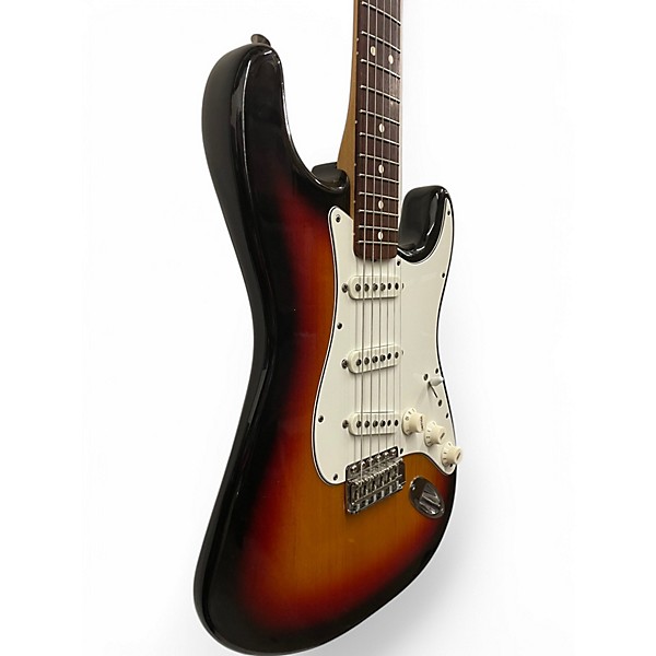 Vintage 1986 Fender 1960 VINTAGE STRAT 3 Color Sunburst Solid Body Electric Guitar
