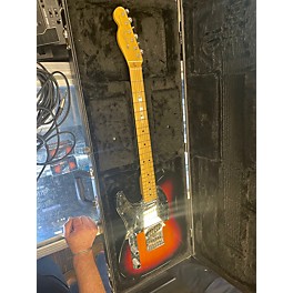 Used 2014 Fender American Standard Telecaster LH Left Handed 3 Tone Sunburst Electric Guitar