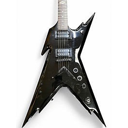 Used Dean Dime Razorback V Black Solid Body Electric Guitar