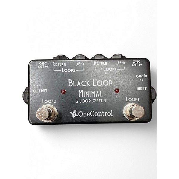 Used One Control Black Loop Minimal 2 Loop System Pedal