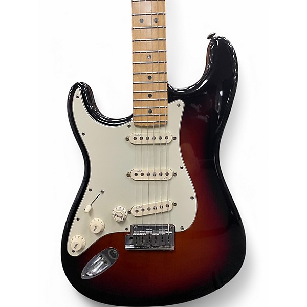 Used 2012 Fender American Deluxe Stratocaster 2 Color Sunburst Solid Body Electric Guitar