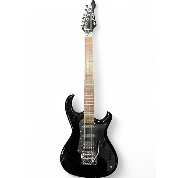 Used Aria The Cat Black Solid Body Electric Guitar