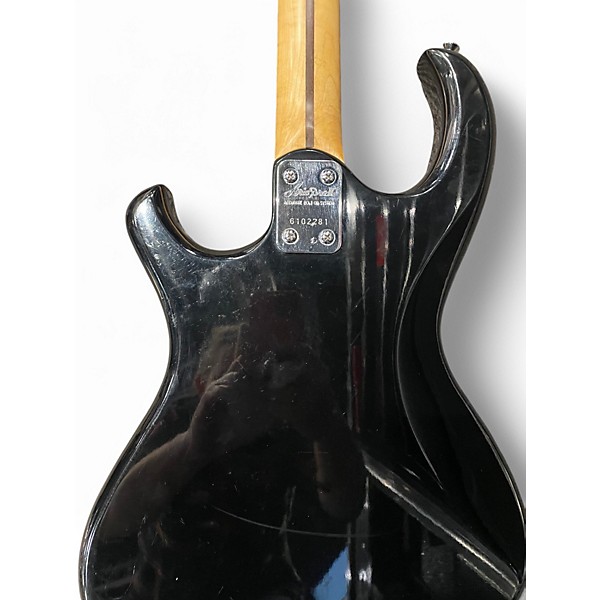 Used Aria The Cat Black Solid Body Electric Guitar