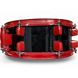 Used ddrum 14in Diablo Red and Black Drum