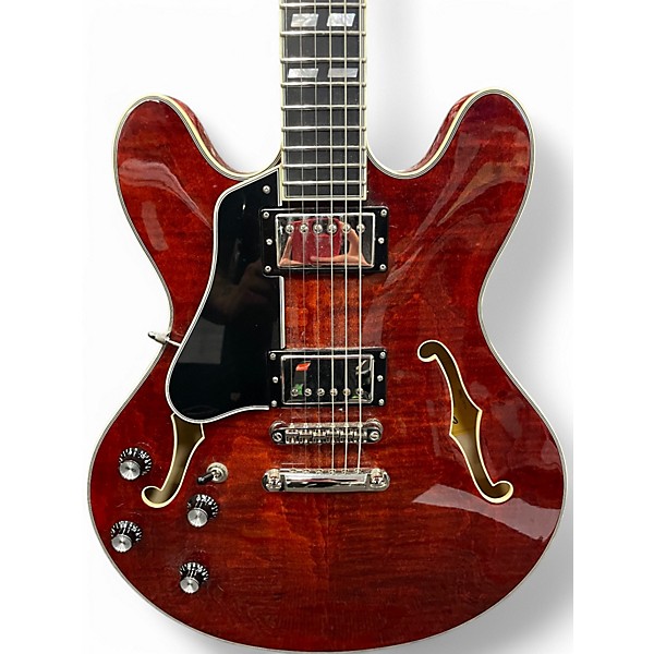 Used Eastman t486l Natural Hollow Body Electric Guitar