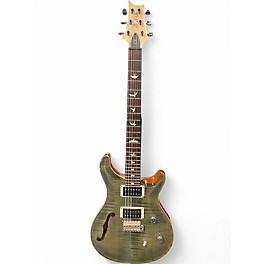 Used PRS CE24 Semi-Hollow Trampas Green Hollow Body Electric Guitar