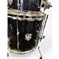 Used SJC 3 Piece busker deville black sparkle Drum Kit