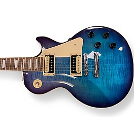Used Gibson LES PAUL TRAD PRO V Blue Burst Solid Body Electric Guitar