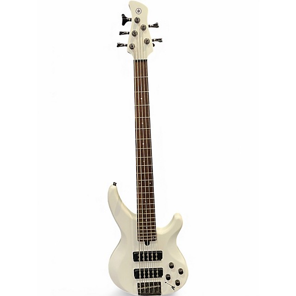 Used Yamaha TRBX305 White Electric Bass Guitar
