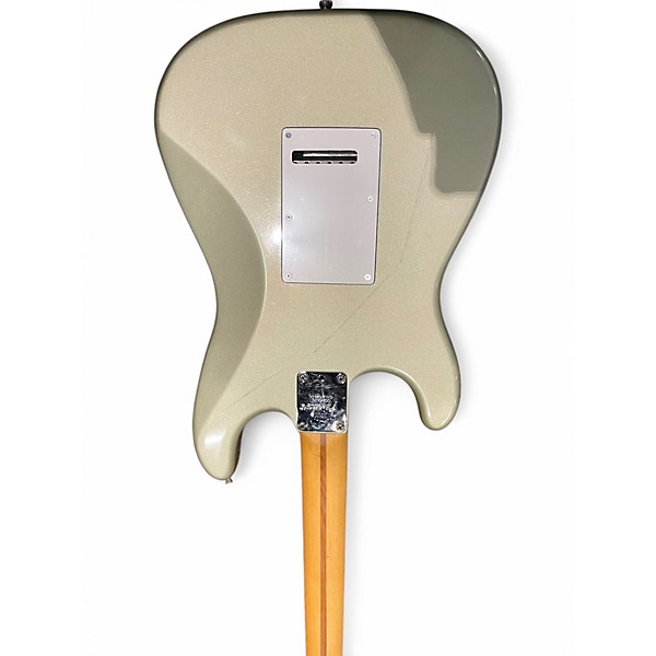 Used Fender American Standard Stratocaster Inca Silver Solid Body Electric Guitar