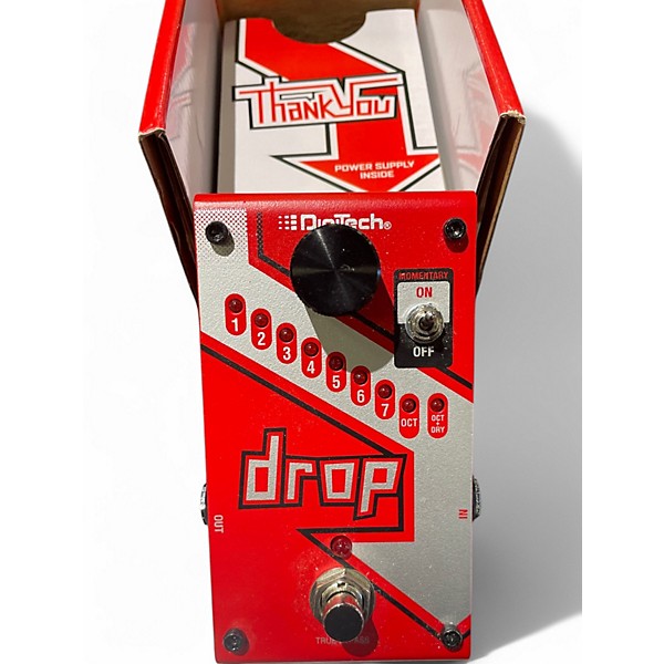 Used DigiTech The Drop Polyphonic Drop Tune Pitch-Shifter Effect Pedal