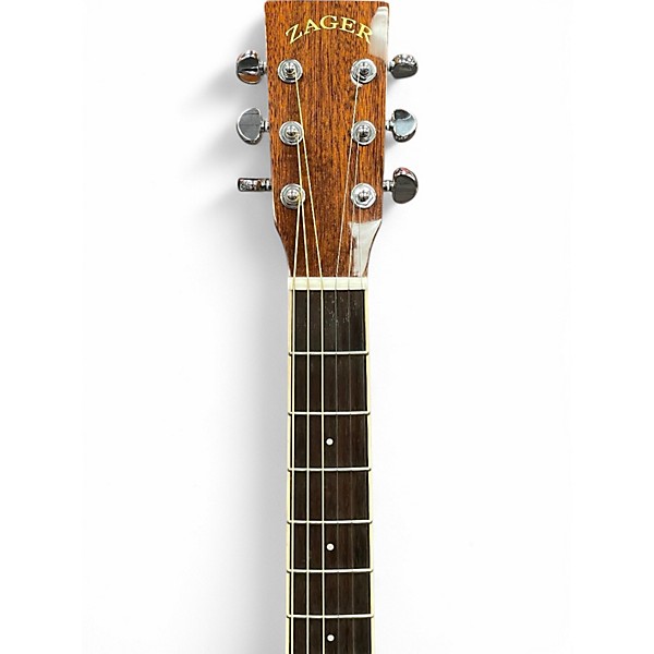 Used Zager ZAD500MCE Natural Acoustic Electric Guitar
