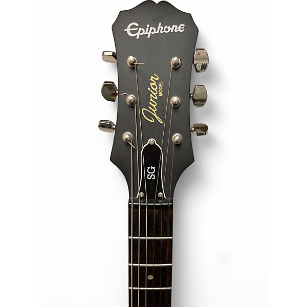 Used Epiphone Used Epiphone SG Junior Satin Black Solid Body