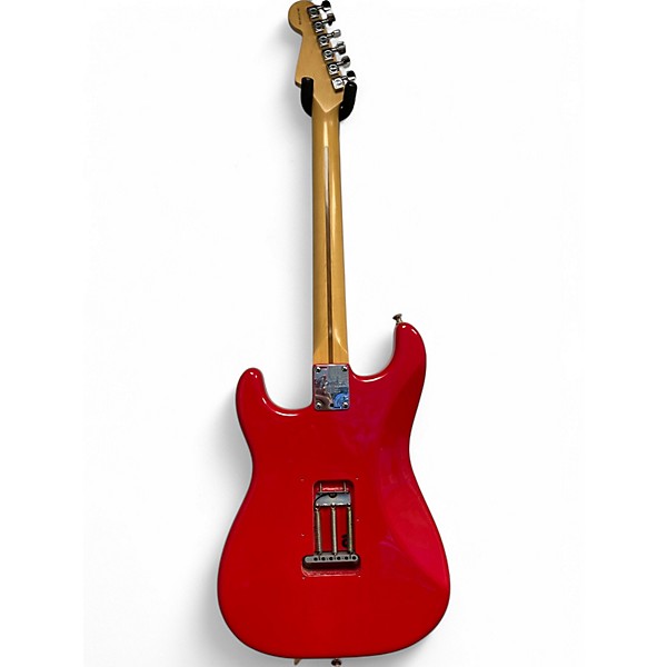 Used Fender American Standard Stratocaster Fiesta Red Solid Body Electric Guitar