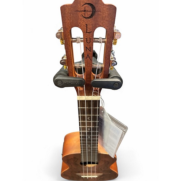 Used Luna Henna Dragon Concert Ukulele Mahogany Ukulele