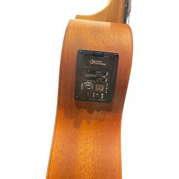 Used Luna Henna Dragon Concert Ukulele Mahogany Ukulele