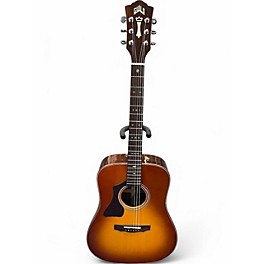 Used Guild GAD-50 LEFT HANDED Sunburst Acoustic Guitar