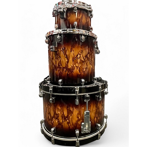 Used 2024 TAMA 3 Piece Starclassic MOLTEN BROWN BURST Drum Kit