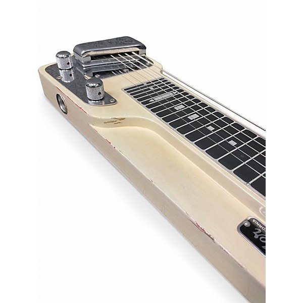 Vintage 1960s Fender Deluxe 6 Lapsteel White Lap Steel