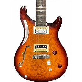 Used PRS SE Custom 22 Semi-Hollowbody Tobacco Sunburst Hollow Body Electric Guitar