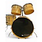 Used Ludwig 4 Piece Classic Maple Butcher Block Drum Kit
