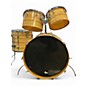 Used Ludwig 4 Piece Classic Maple Butcher Block Drum Kit