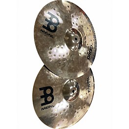 Used MEINL 14in Classic Custom Medium Hi Hat Pair Cymbal