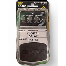 Used Behringer DD400 Digital Delay Effect Pedal