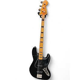 Used Squier Classic Vibe 70s Jazz Bass Black Electric Bass Guitar