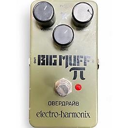 Used Electro-Harmonix Green Russian Big Muff Pi Fuzz Effect Pedal