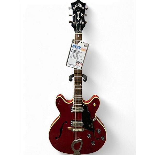 Used Guild Starfire IV Cherry Hollow Body Electric Guitar