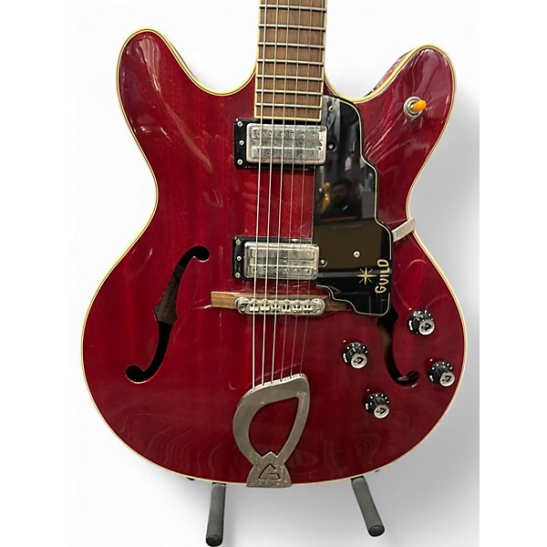 Used Guild Starfire IV Cherry Hollow Body Electric Guitar