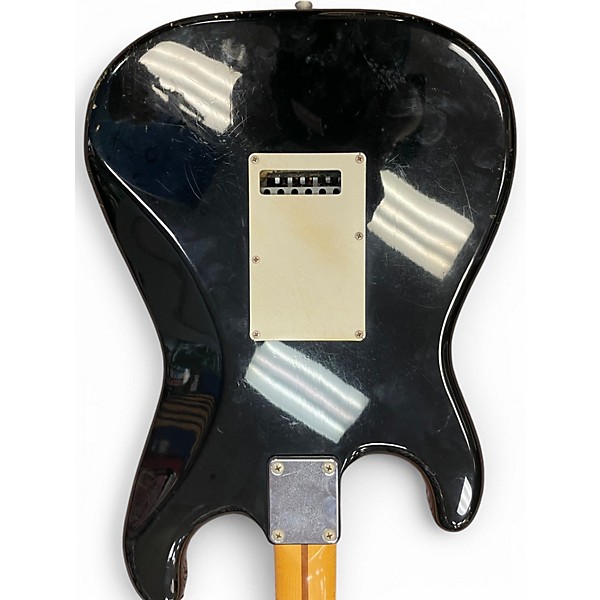 Used Squier ST-357 MIJ Black Solid Body Electric Guitar