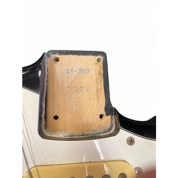 Used Squier ST-357 MIJ Black Solid Body Electric Guitar