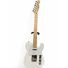 Used Squier Affinity Telecaster Olympic White Solid Body Electric Guitar