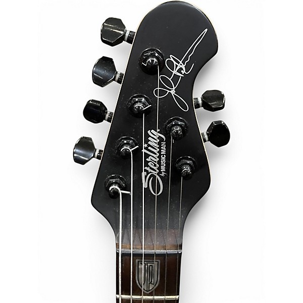 Used Sterling by Music Man JP-60 Black Solid Body Electric Guitar