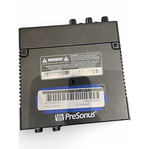 Used PreSonus Audiobox USB Audio Interface