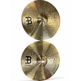 Used MEINL 14in HCS Hi Hat Pair Cymbal