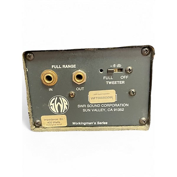 Used SWR workingman's 4x10T Bass Cabinet