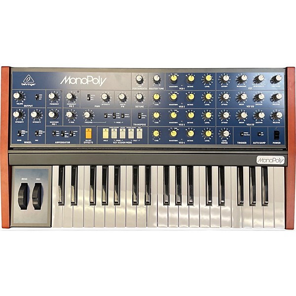 Used Behringer MonoPoly Synthesizer